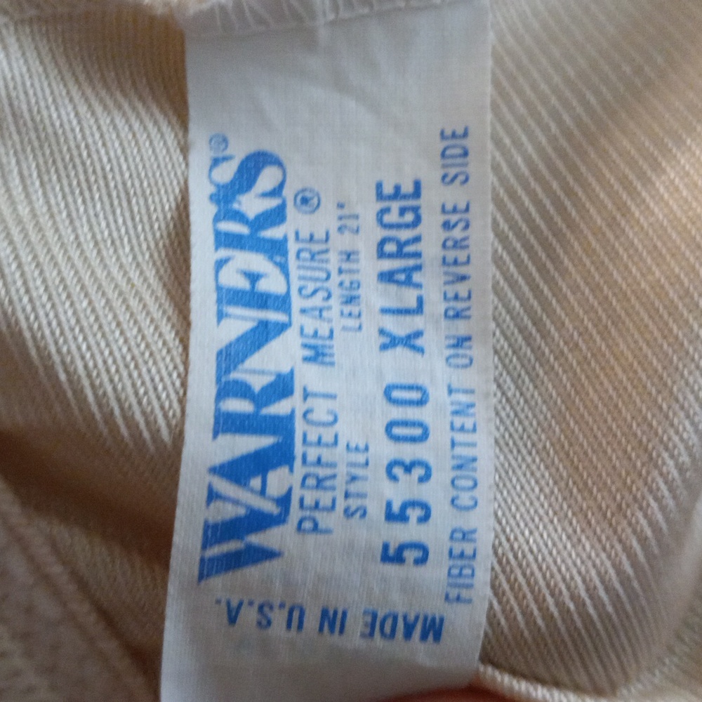 Warners Perfect Image XL Half Slip in Beige Lingerie - Picture 4 of 5